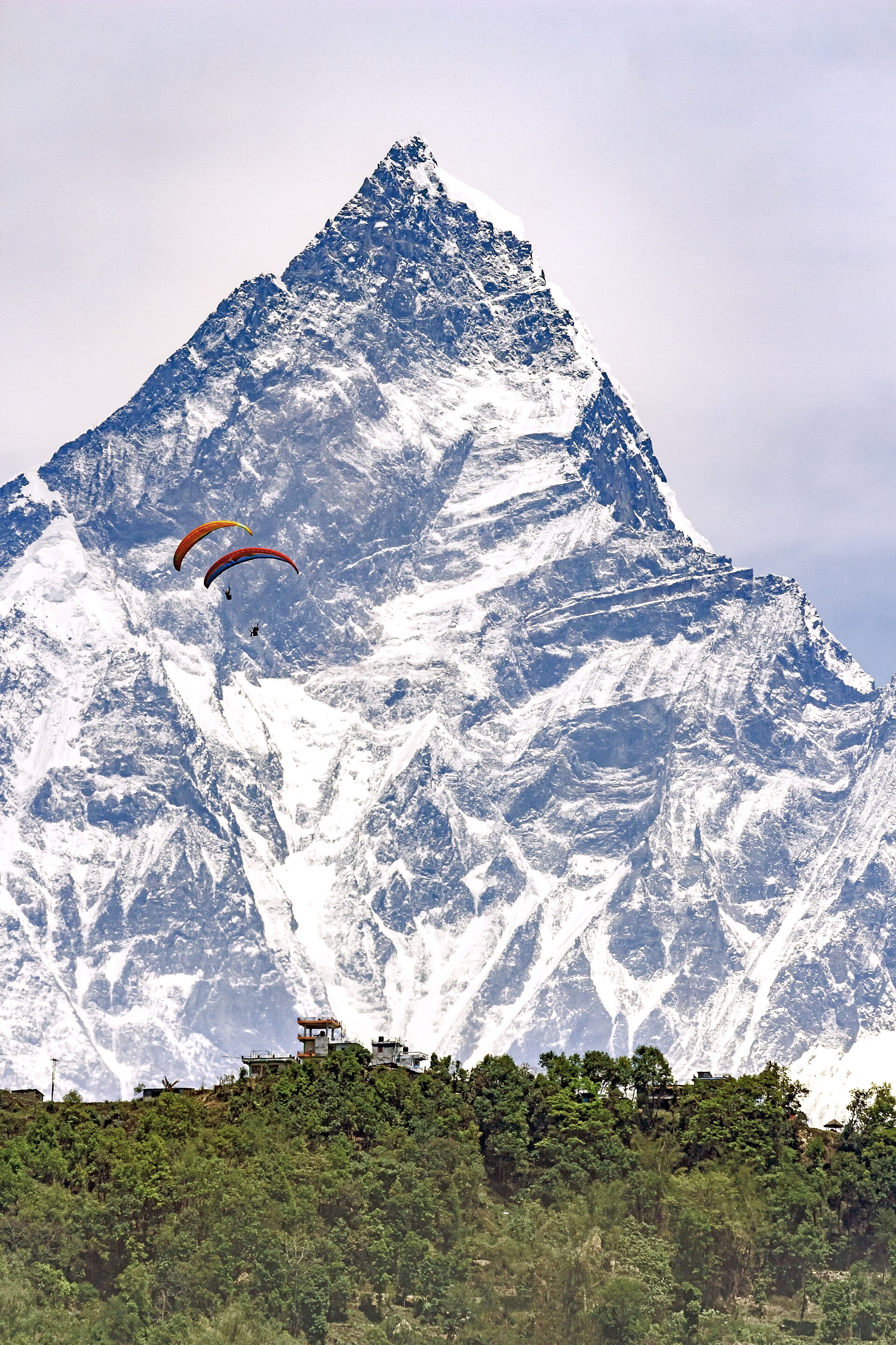 bike ride scenery for Annapurna Lakeside Ride near Pokhara