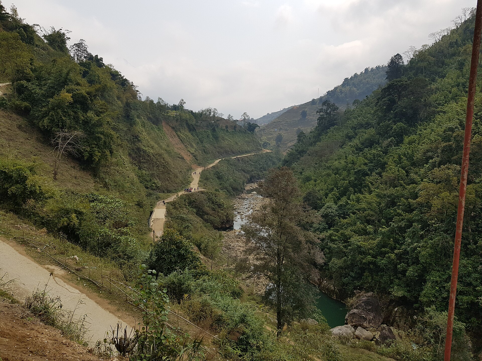 hike scenery for Sapa Muong Hoa Valley near Lao Cai
