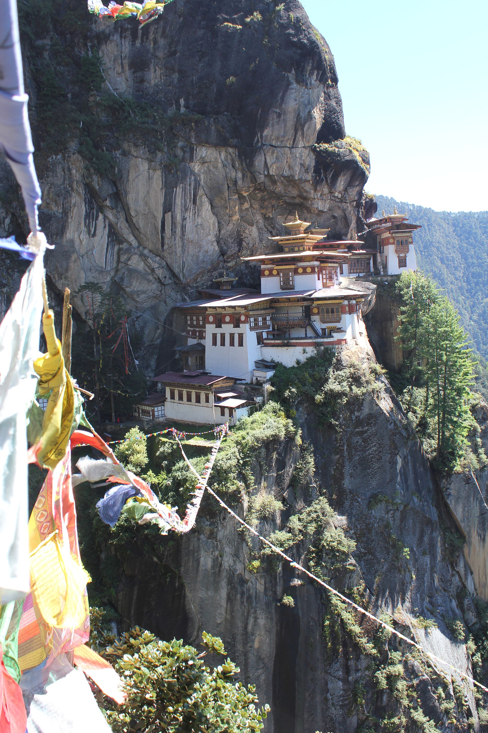 hike scenery for Tiger's Nest Trail near Paro