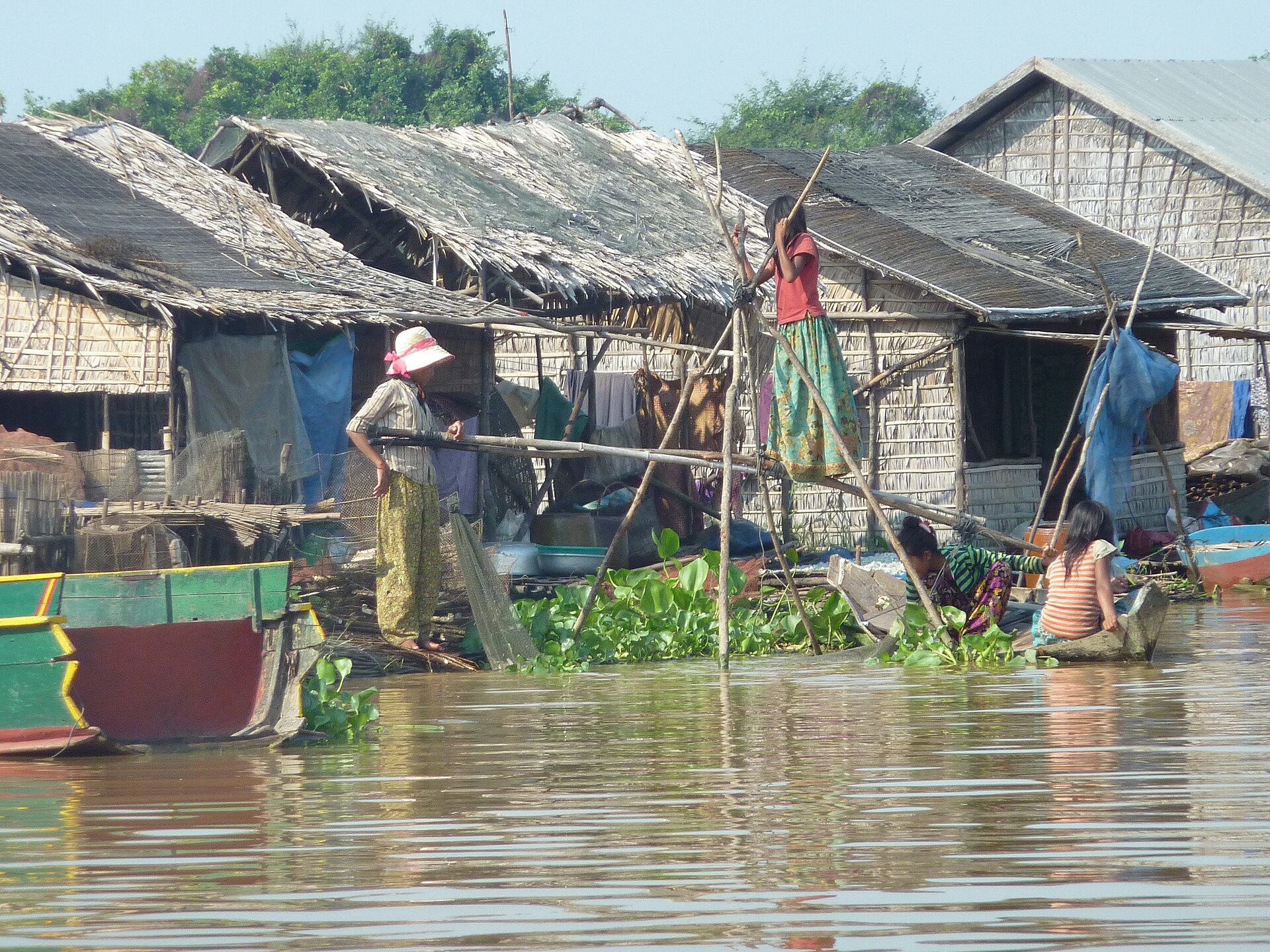 canoe trip scenery for Tonle Sap Village Paddle near Tonle Sap