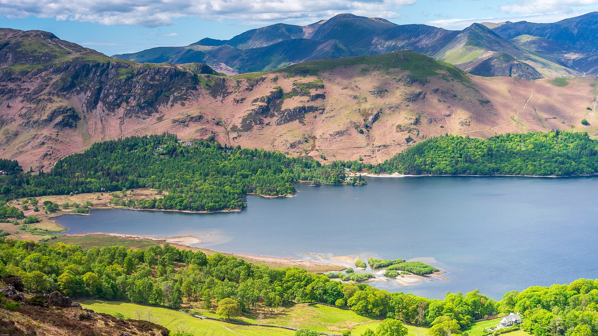 hike scenery for Lake District Catbells near Keswick