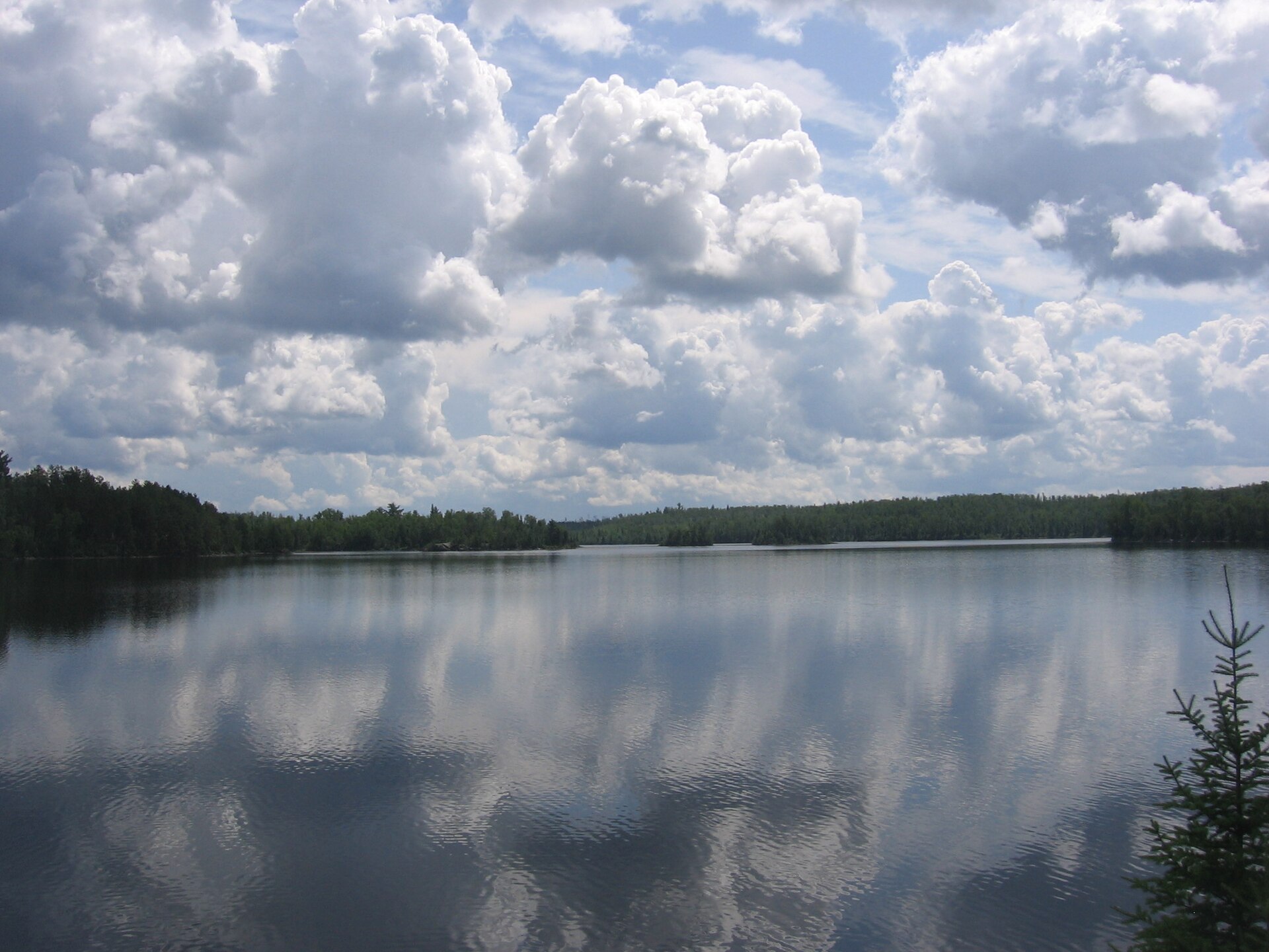 canoe trip scenery for Boundary Waters Canoe Day near Minnesota