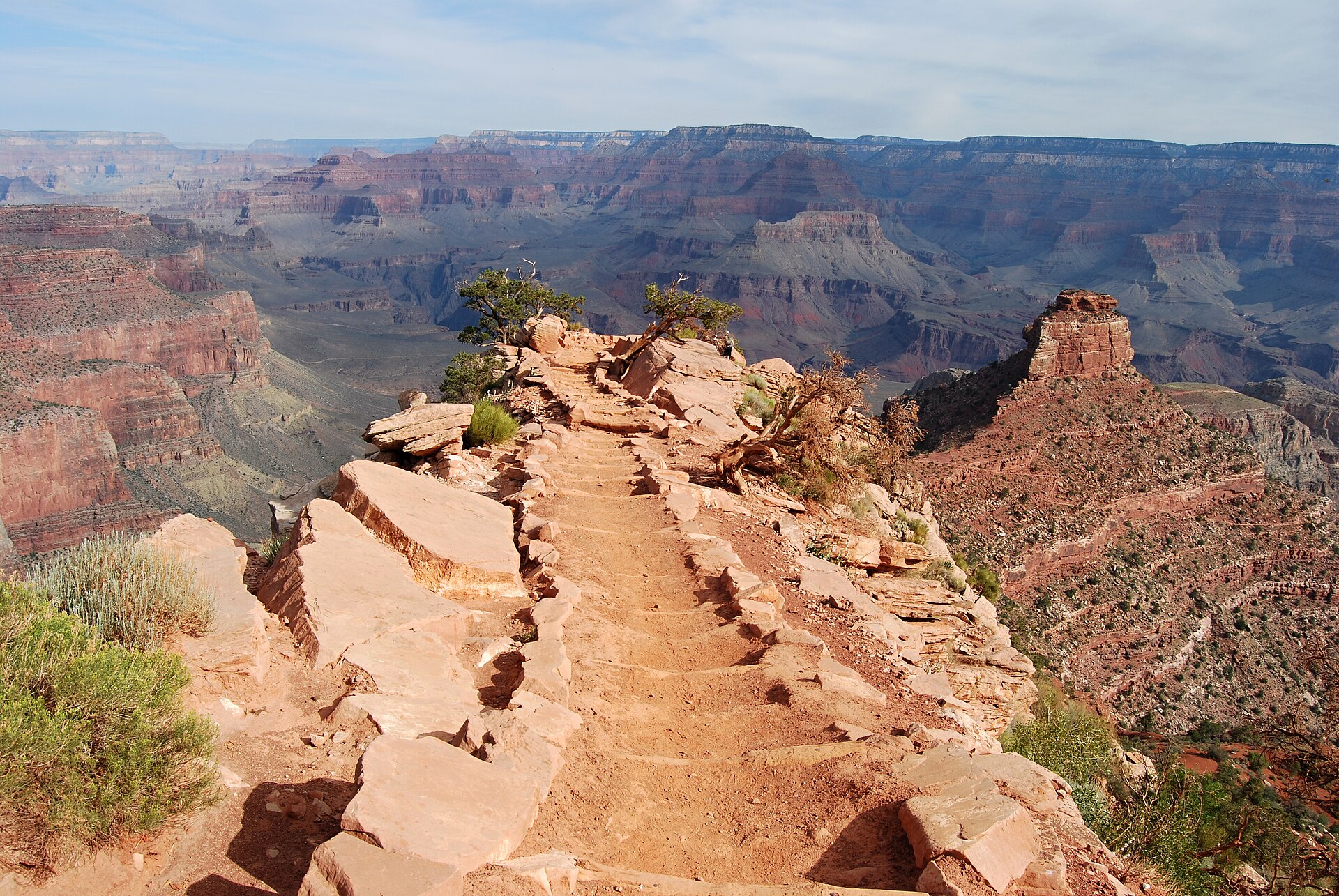 hike scenery for Grand Canyon South Kaibab near Arizona