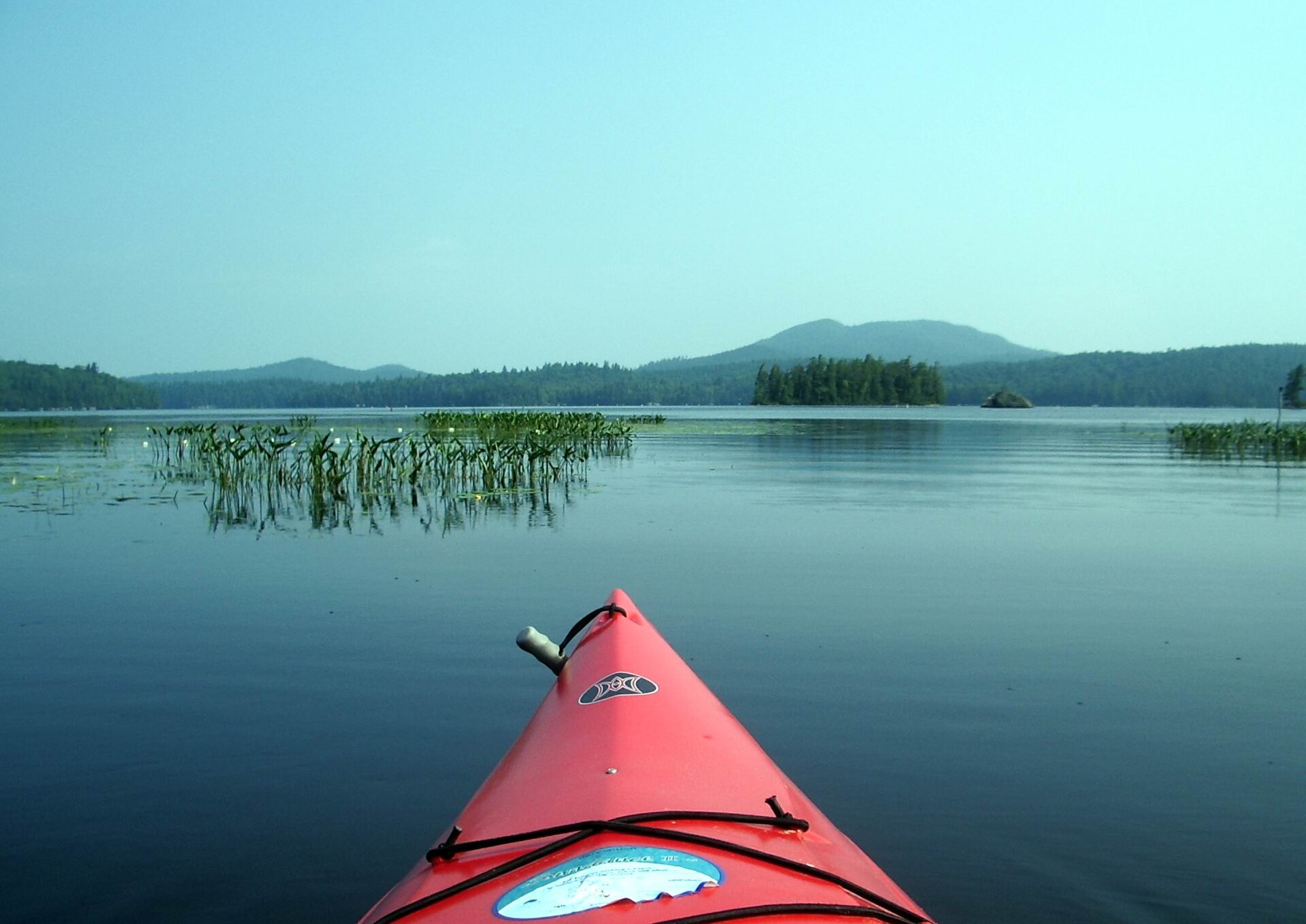 canoe trip scenery for Saranac Lakes Paddle near New York